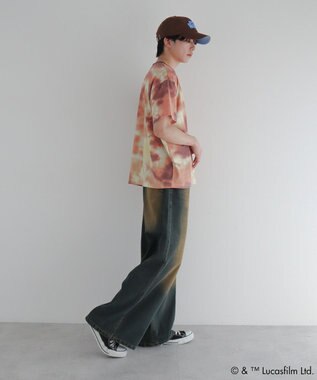 Green Parks ＳＴＡＲ　ＷＡＲＳ／タイダイ半袖ＢＩＧＴＥＥ Orange