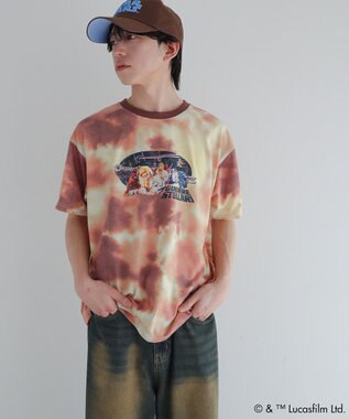 Green Parks ＳＴＡＲ　ＷＡＲＳ／タイダイ半袖ＢＩＧＴＥＥ Orange