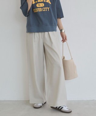 WEGO 【ANGIE VINTAGE】ワイドイージーパンツ ホワイトその他