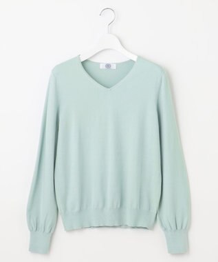 J.PRESS LADIES 【ご好評につき新色追加！・WEB限定カラーあり・洗える】PRINCE Vネック ニット 【WEB限定】ミント系