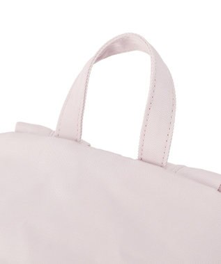 Maison de FLEUR 撥水加工レースアップリボンリュック Grayish Pink
