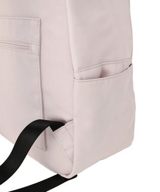 Maison de FLEUR 撥水加工レースアップリボンリュック Grayish Pink