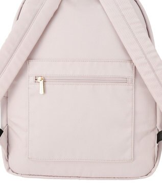 Maison de FLEUR 撥水加工レースアップリボンリュック Grayish Pink