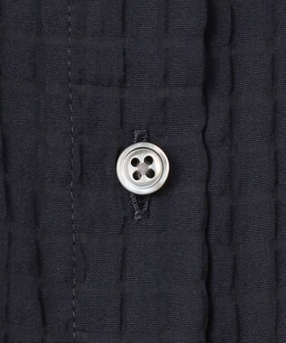 J.PRESS LADIES 【洗える・吸水速乾】トリオシアーチェック シャツ ネイビー系