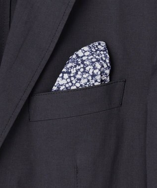 JOSEPH ABBOUD 【ストレッチ/軽量/Eco撥水/オーガニックコットン使用】マイクロピケストレッチジャケット ネイビー系8