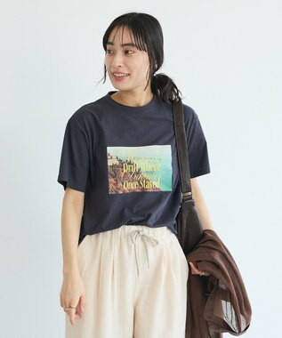 CRAFT STANDARD BOUTIQUE フォトプリントＴシャツ Dark Gray