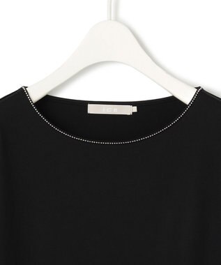 ICB L 【洗える】コンパクトモクロディ プルオーバー［ボールチェーン］ ブラック系