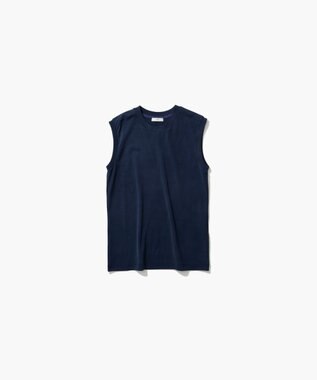ATON HARD WASHED SUVIN | タンクトップ NAVY