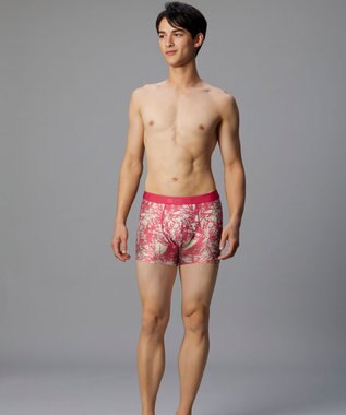 WACOAL MEN 【キモチイイパンツ】 ボクサーパンツ 動きにフィット フロント快適グラマラス 吸汗速乾 上質なフィット感 肌あたり軽減設計 前閉じ 下着 メンズ GT3371 /ブロス バイ ワコールメン ロマンピンク