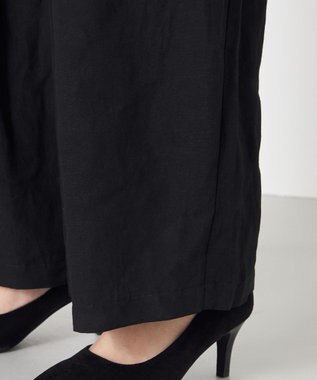 NAVE 【Nave】ヴィスコースリネン ジャンプスーツ ブラック系