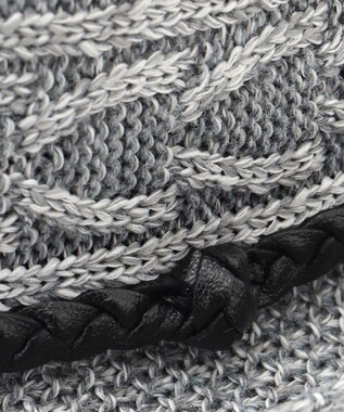 JOSEPH ABBOUD 【洗える・サイズ調整可】ウォッシャブルヘリンボーン ハット ライトグレー系