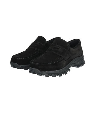 Bridget Birkin 【VINCULUM】防滑スニーカーローファー ブラックスウェード