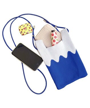 ROOTOTE 2532【ミニトート】CJ.ベビールー.ニット.フジ-A 01：ブルー