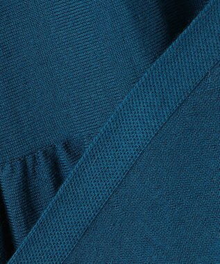 23区 【洗える】ウールギャザー ドルマンスリーブ ニット ピーコックグリーン系