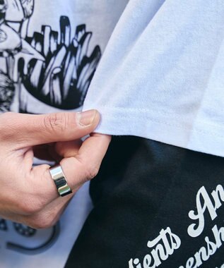 WEGO 【ユニセックス着用ITEM】グラフィックアンサンブルT（LS） ホワイト