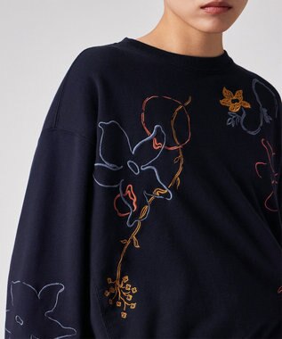 Paul Smith フラワー ステッチ スウェット ネイビー