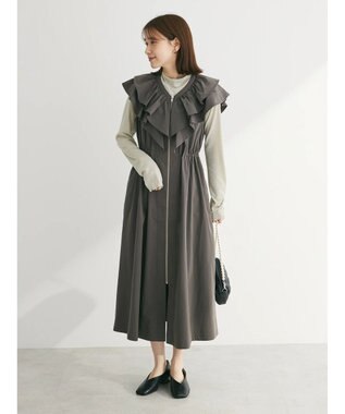 Green Parks ・ＳＵＧＡＲ　ＳＰＯＯＮ　ラッフルＺＩＰジャンスカ Charcoal Gray