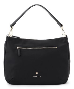 TOCCA CUSHION SILHOUETTE NYLON BAG マルチWAY バッグ ブラック系