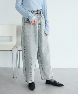 CRAFT STANDARD BOUTIQUE カーブデニムパンツ Light Gray