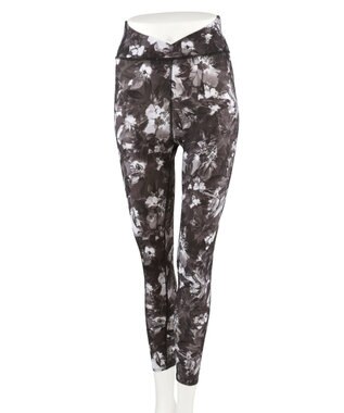 San-ai Resort（三愛水着楽園） 【水陸両用】　プリントレギンス　M・L　【Reir（レイール）】 ブラック