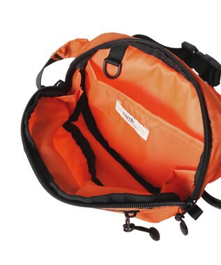 earth music&ecology ライトリップストップウエストポーチ Orange