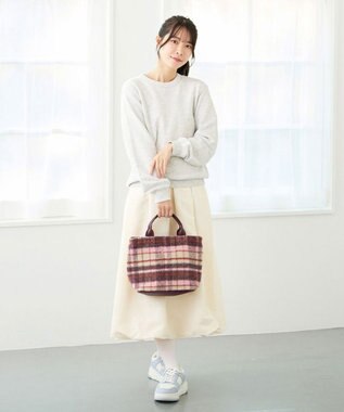 ROOTOTE 3651【2way】SC.スクエア.チェック-A 02：ピンク