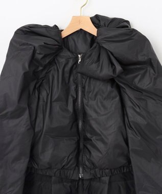 組曲 【組曲×setsuko sagittaire】2WAY シューリボンダウンコート ブラック系