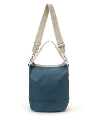 LeSportsac CONVERTIBLE BUCKET BAG/ブルーインディゴ/ベージュ ブルーインディゴ/ベージュ