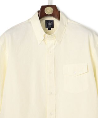 J.PRESS MEN 【J.PRESS ORIGINALS】【UNISEX】Oxford Half Sleeve Shirt / B.D. / Baggy-Fit イエロー系