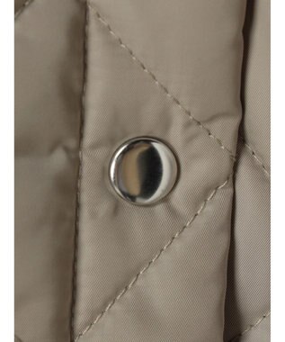 Green Parks 撥水加工　中綿キルトミドル丈コート Light Beige