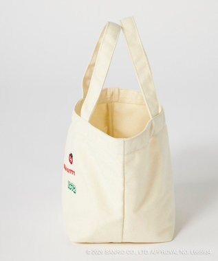 OP／FILA 【Ocean Pacific×ハローキティ】キャンバスミニトートバッグ アイボリー