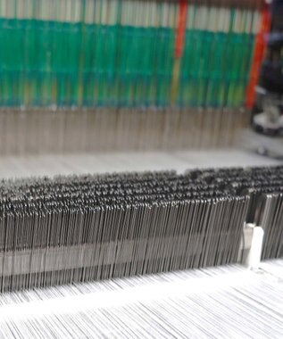 POLS ジャガード織 ウールカットジャガード　ストール レッド