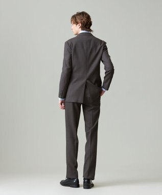 J.PRESS MEN 【J.PRESS MOVING / セットアップ対応】ジャージライク スラックス ダークブラウン系