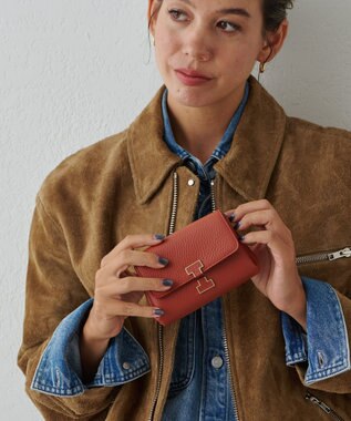 IACUCCI 【バイカラー】アバ ウォレット CERVO レッド