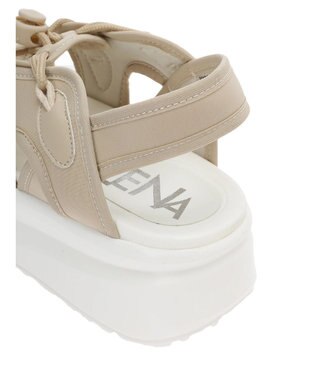 Green Parks ・ＬＥＮＡ　メッシュ厚底サンダル Beige