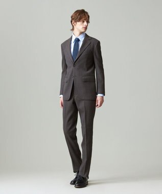 J.PRESS MEN 【J.PRESS MOVING / セットアップ対応】ジャージライク スラックス ダークブラウン系