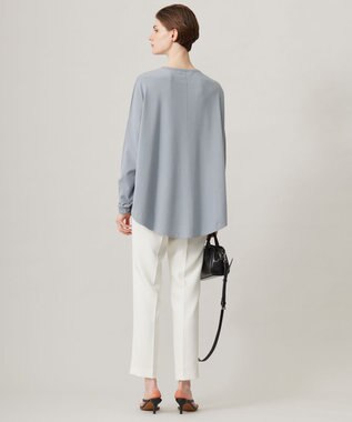 ICB 【洗える】 ヴィスコースワイド プルオーバー アッシュグレー系