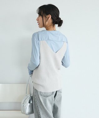 CRAFT STANDARD BOUTIQUE 前後2WAY/ミニブークレベスト Light Gray