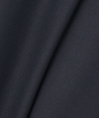 #Newans 【洗える】スラントフロントコクーンパンツ ネイビー