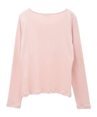 earth music&ecology 切替ギャザーコンパクトカットプルオーバー Pink