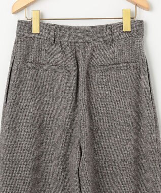 組曲 S ネコアシツィード ワイドパンツ グレー系