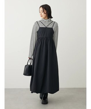 Green Parks ・ＥＬＥＮＣＡＲＥ　ＤＵＥ　バルーンキャミワンピース Black