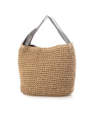 UNBILLION カシュカシュ cachecache / リボンハンドルクロッシェミニトート