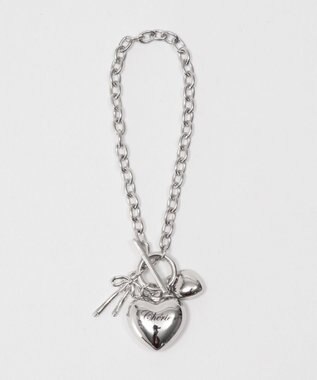 WEGO Lハートモチーフチャームブレス 柄1