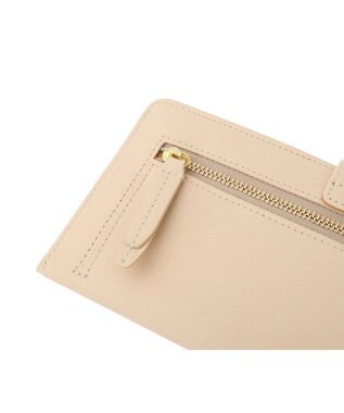 genten ピア 長財布 エクリュ