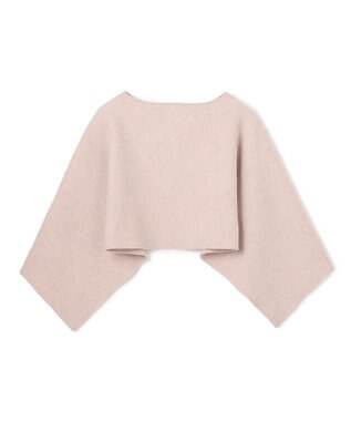 BEIGE， CHICORA / プルオーバーウールニットケープ Taupe