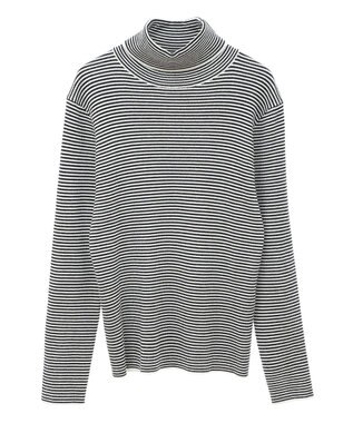 AMERICAN HOLIC バイパチリブタートルネックニットプルオーバー Red