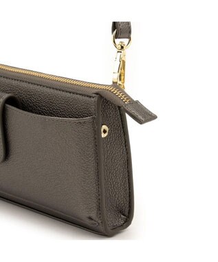 CLATHAS ココル 財布機能付ショルダーバッグ ガンメタ