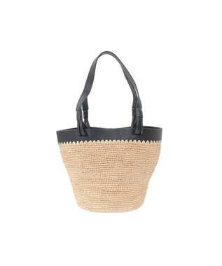 genten ルチア　トートバッグS クロ