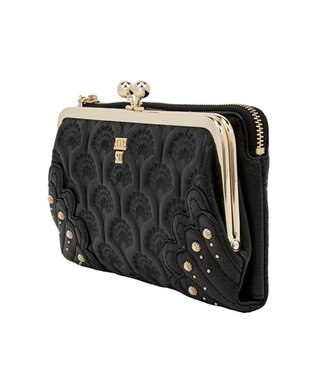 ANNA SUI ピーコック 二つ折り口金長財布 クロ